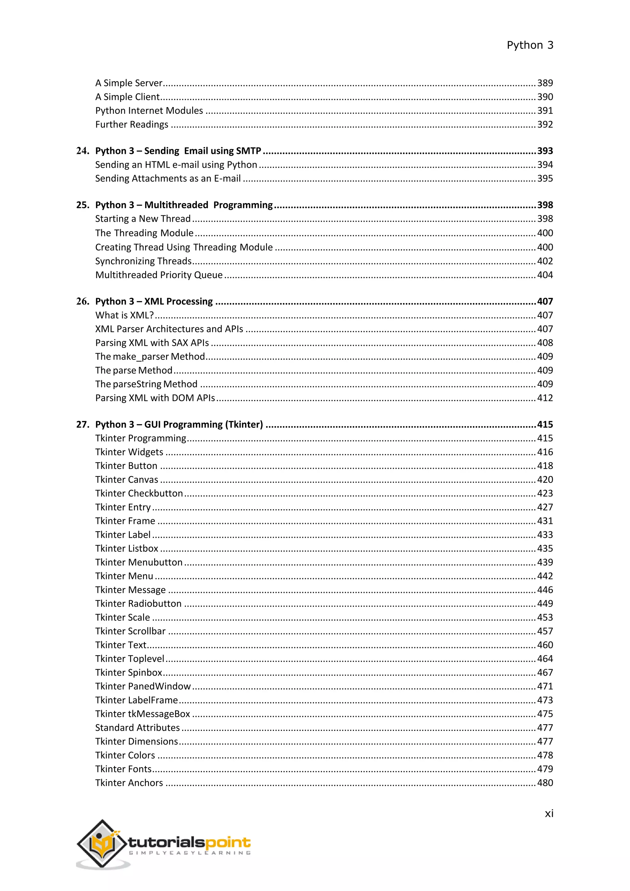 Python 3 - Tutorialspoint Full Cource Book.pdf | Programming Languages ...