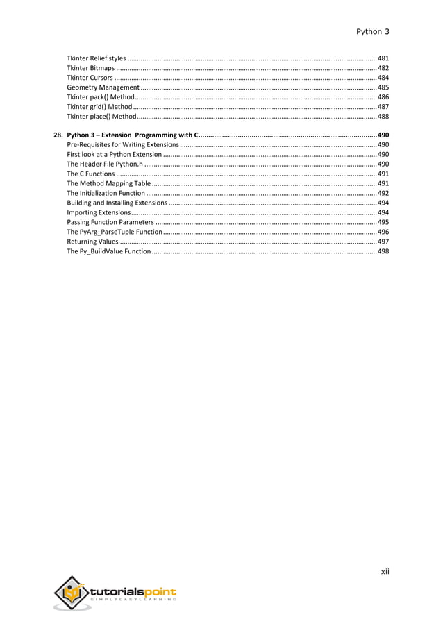 Python 3 - Tutorialspoint Full Cource Book.pdf | Programming Languages ...
