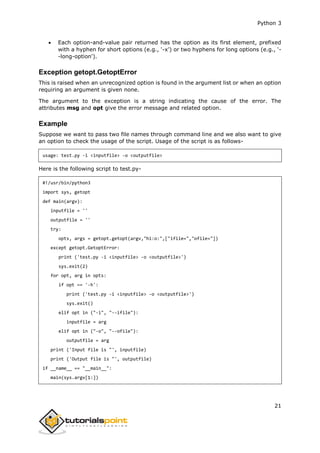 Python 3 - Tutorialspoint Full Cource Book.pdf | Programming Languages ...