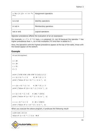 Python 3 - Tutorialspoint Full Cource Book.pdf | Programming Languages ...