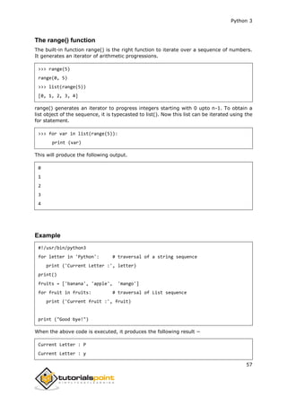 Python 3 - Tutorialspoint Full Cource Book.pdf | Programming Languages ...
