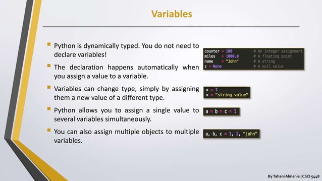 Python 3 Programming Language | PPTX