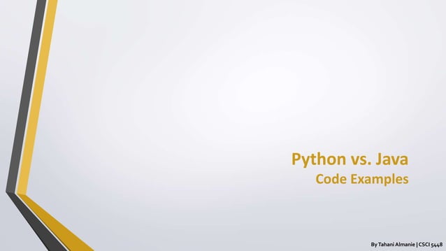 Python 3 Programming Language | PPTX