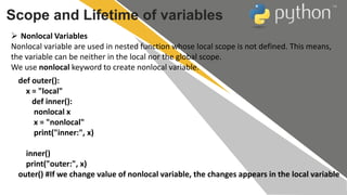 Python Session - 4 | PPTX