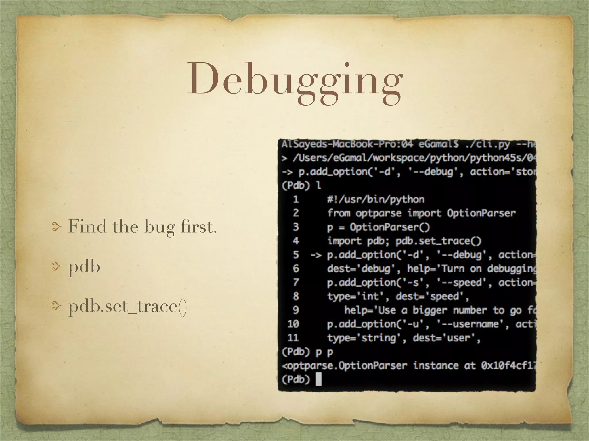 Python 45 minutes Hangouts #4 | PPT