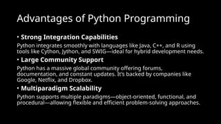 Python Advantages and Disadvantages.pptx