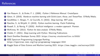 Python Tensorflow O'reilly Easy Python and AI Presentation (developed with AI) | PDF