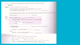 Python algorithm efficency | PPTX