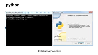 Python+anaconda Development Environment | PPT