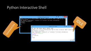 Python Interactive Shell
 