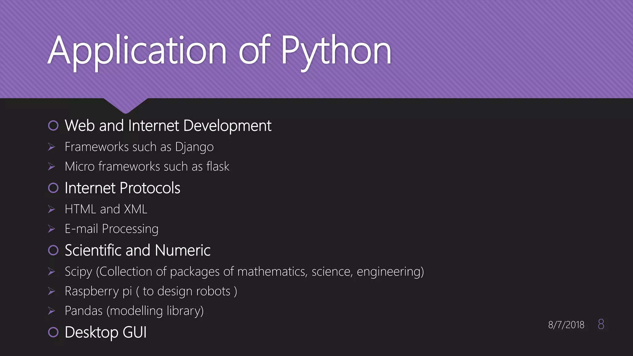 Python and its applications | PPTX