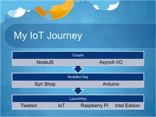 Python and the internet of things | PPTX