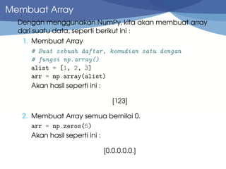 Introduction to NumPy | PDF