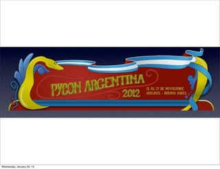 Wednesday, January 30, 13

 