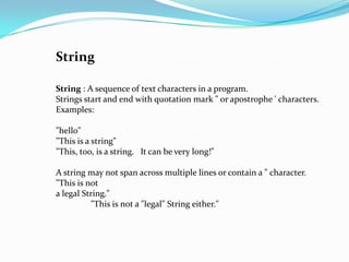 Python basic | PPTX | Programming Languages | Computing