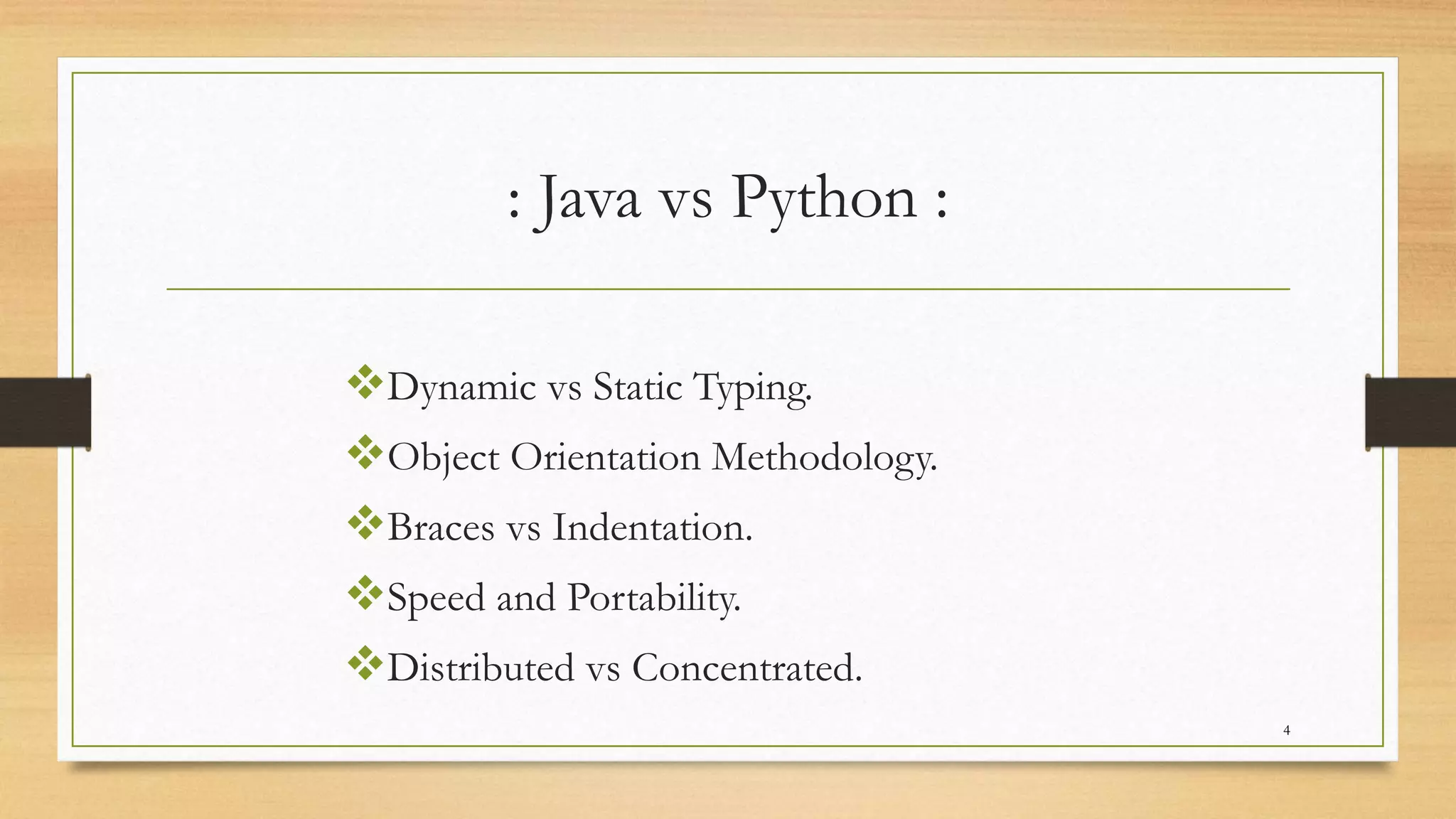 Python basic | PPT | Free Download