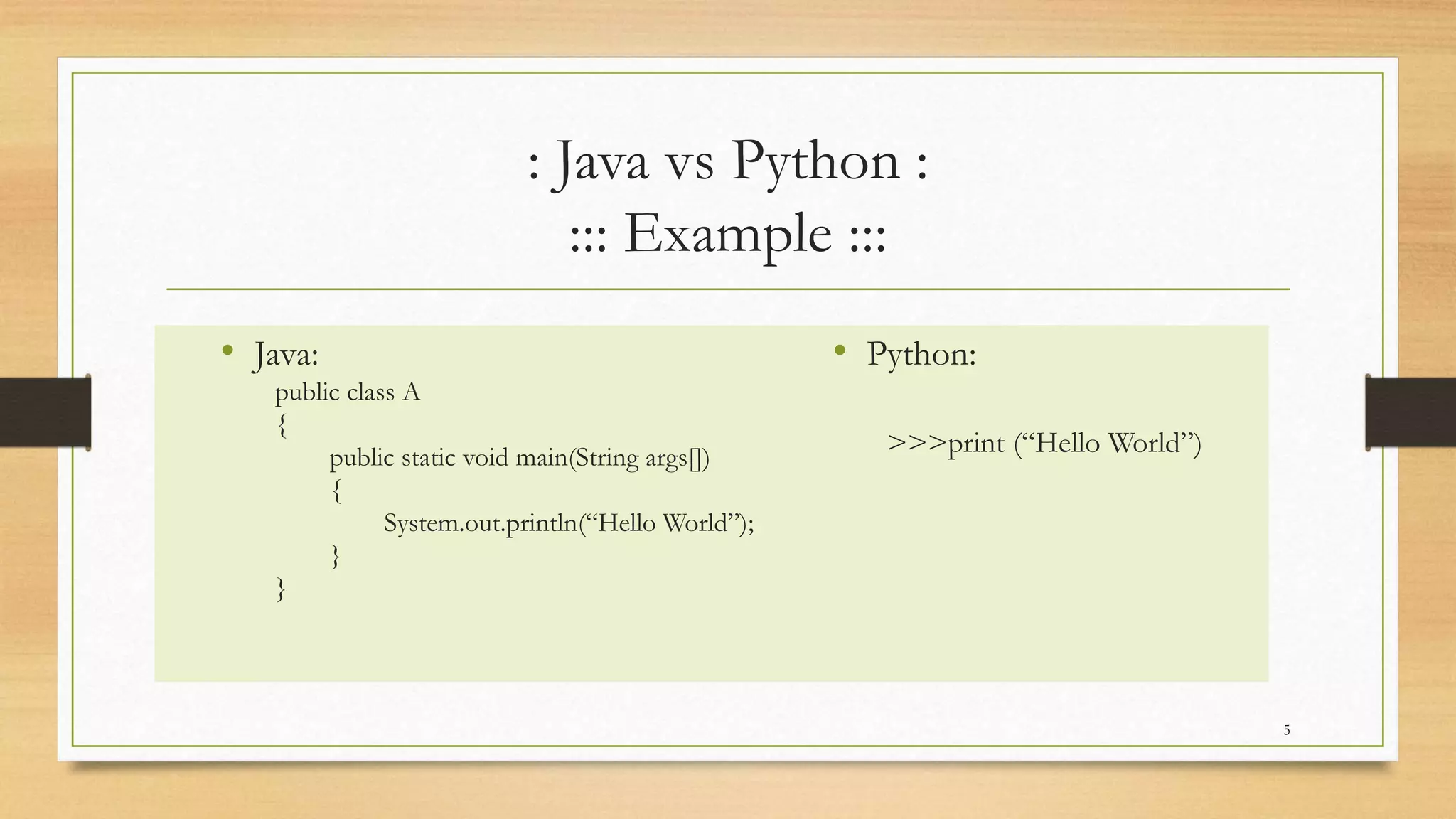 Python basic | PPT | Free Download