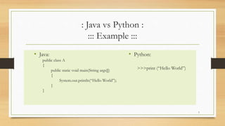 Python basic | PPT