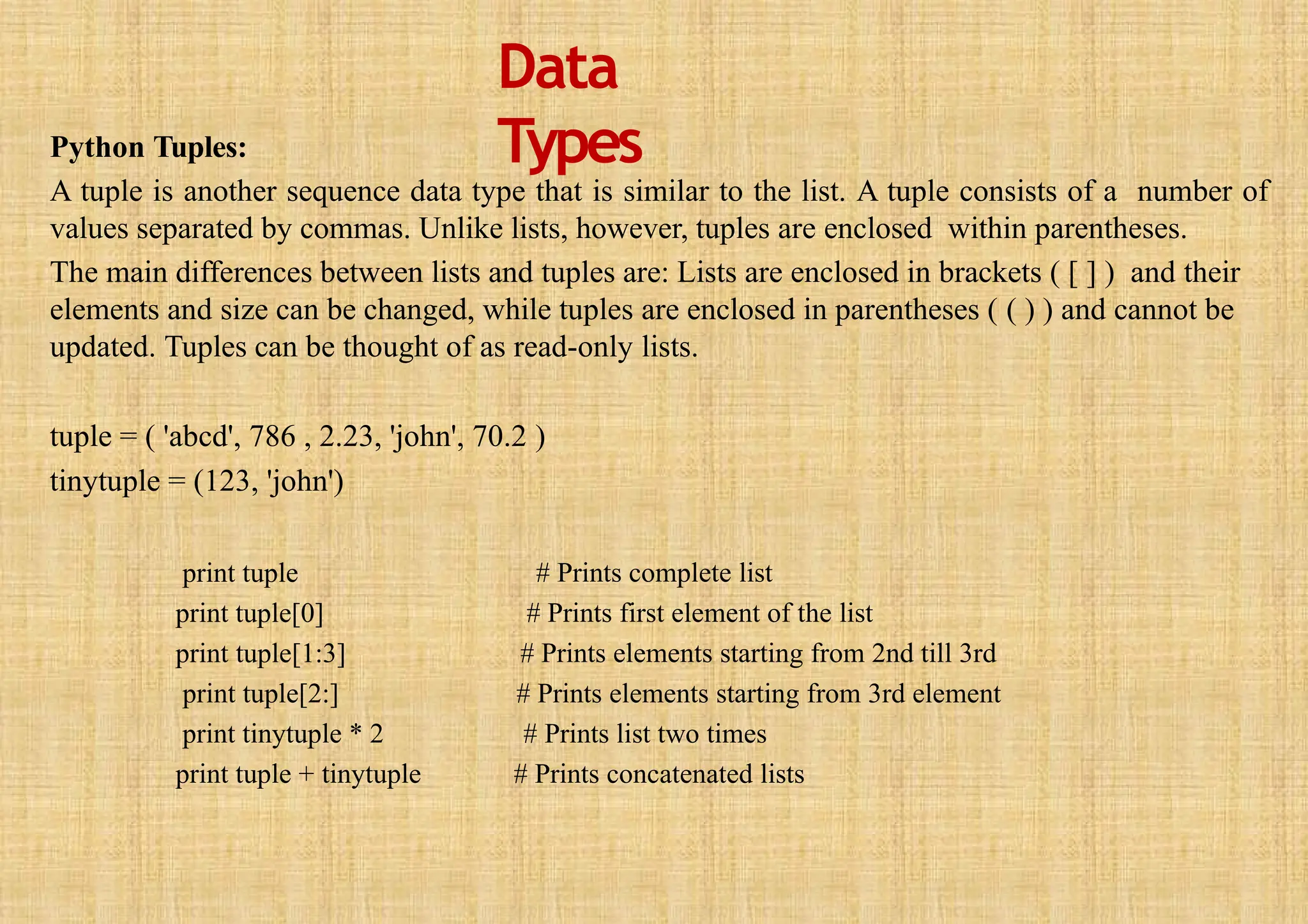 introduction to python programming concepts | PPT