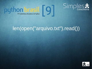 len(open("arquivo.txt").read())