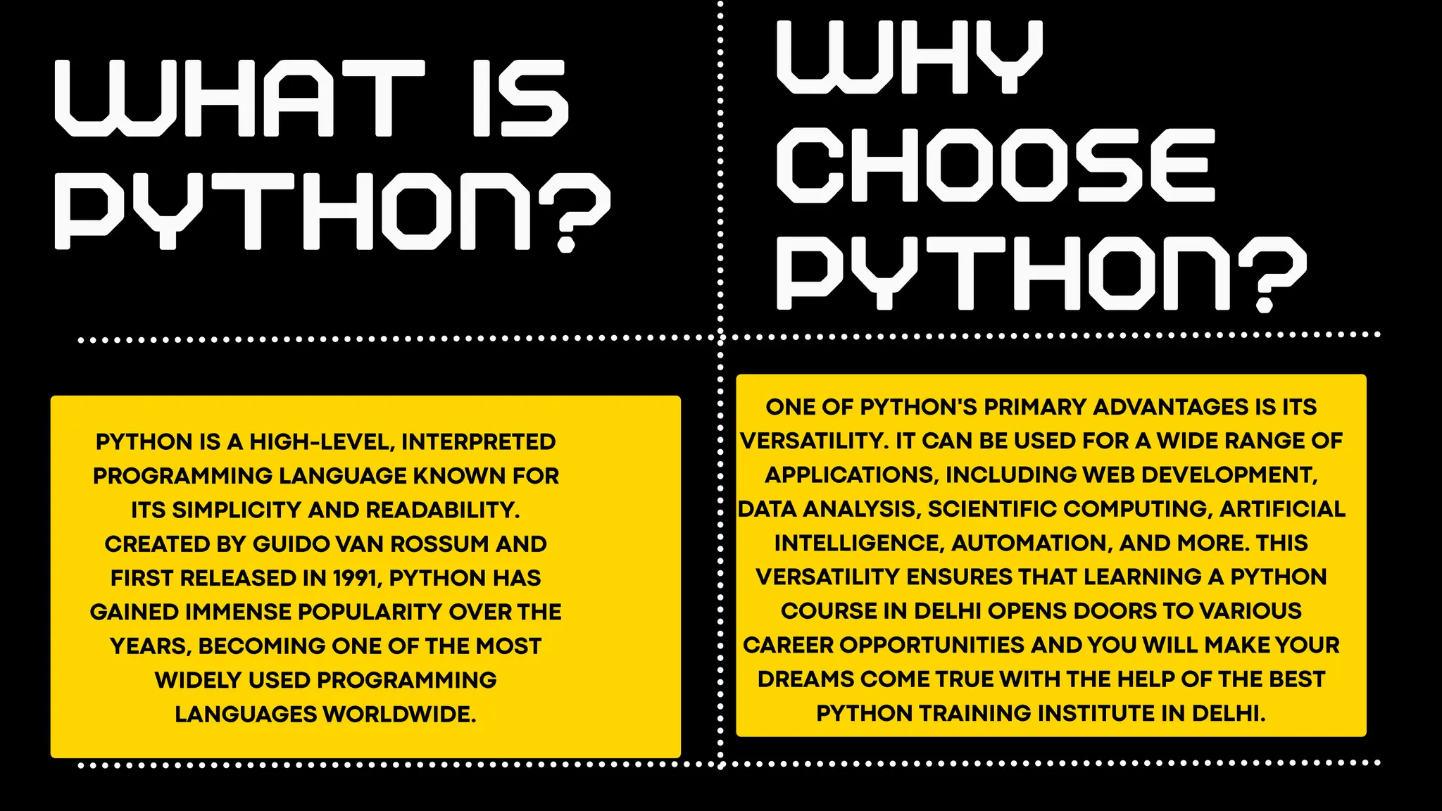A Beginner's Python Course | PPT