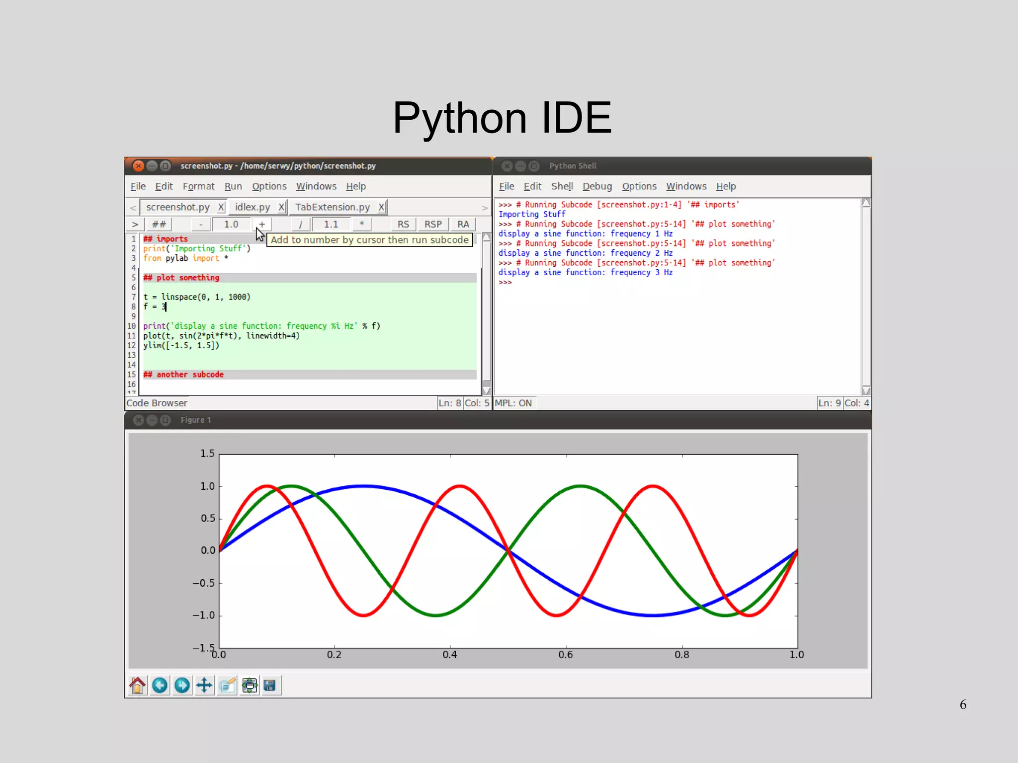 Python IDE
6
 