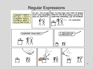 Regular Expressions
66
 