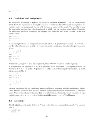 Python basics | PDF