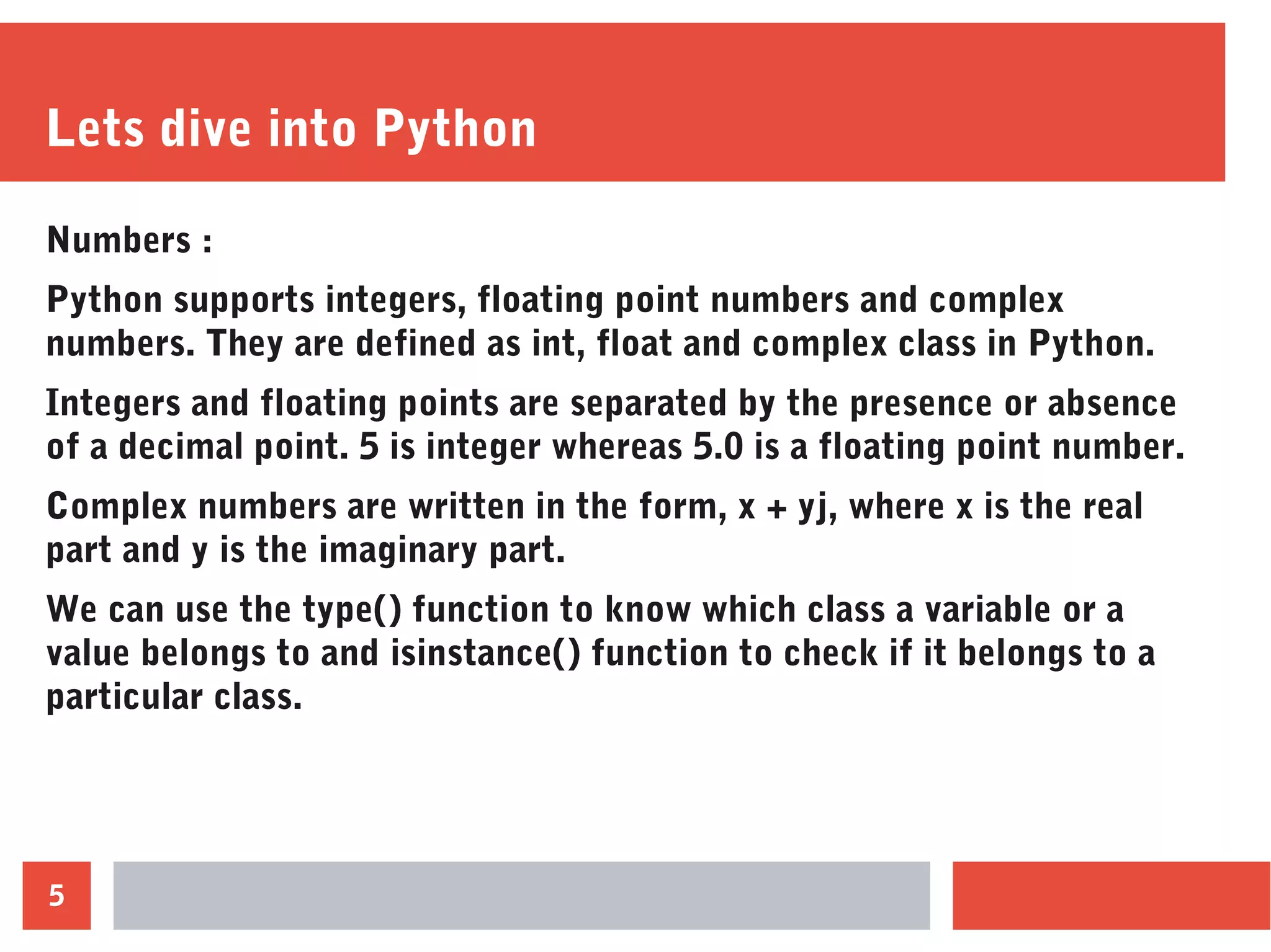 Python basics | PPT