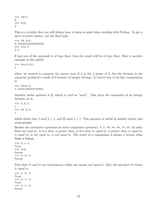 Python basics | PDF