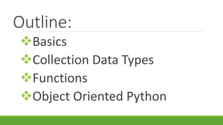 Introduction to Python for Data Science and Machine Learning 