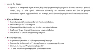 Python Basics | PPT image.