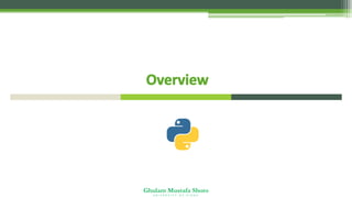 Ghulam Mustafa Shoro
U N I V E R S I T Y O F S I N D H
 