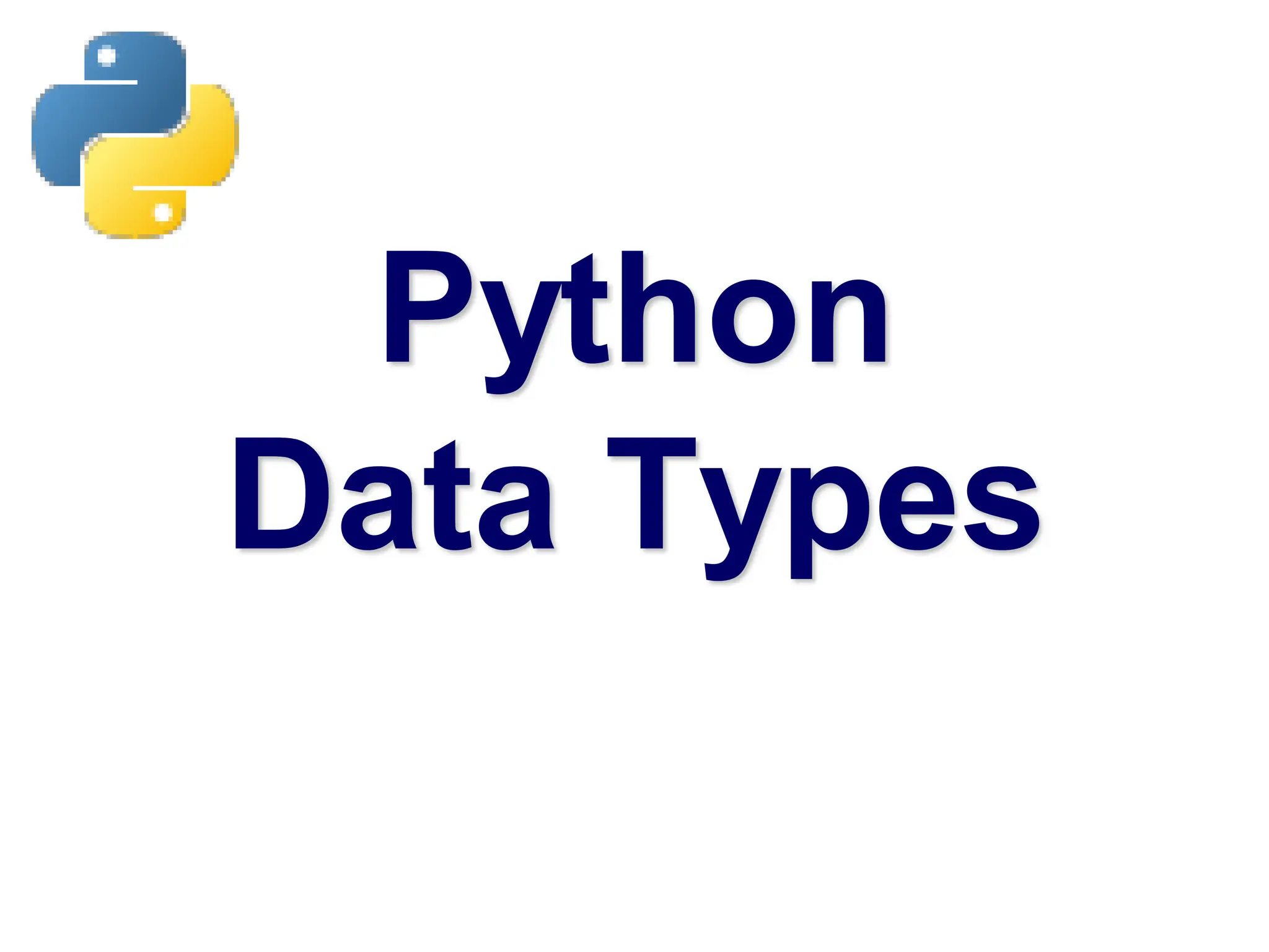 Python Basics it will teach you about data types | PPT