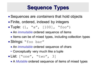 Python Basics it will teach you about data types | PPT