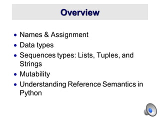 Python Basics it will teach you about data types | PPT