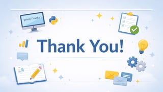 Python  Basics with realworld examples.pptx