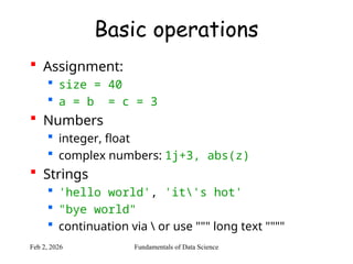 Python Basics for beginners to understand the start of programming | PPT