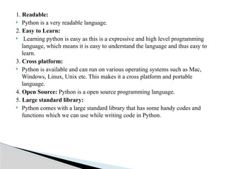 Comprehensive Introduction to Python Basics and Data Structures | PPTX