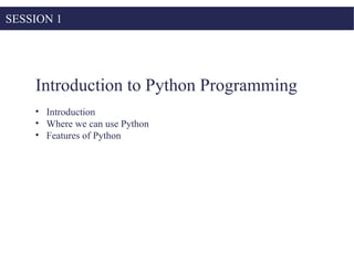 Python basics in Python Programming.pptx
