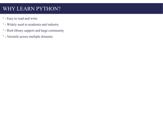 Python basics in Python Programming.pptx