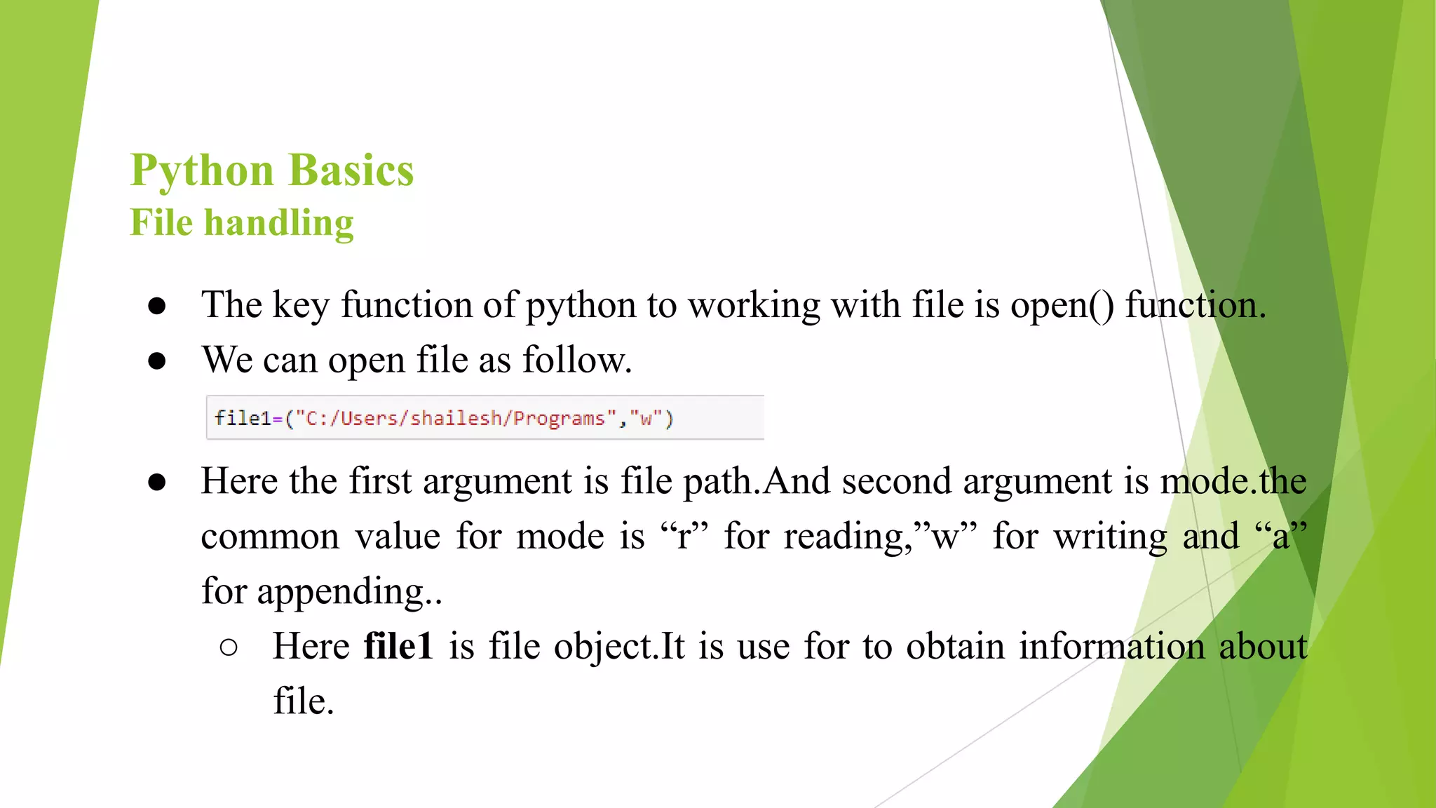 Introduction to Python programming Language | PPTX