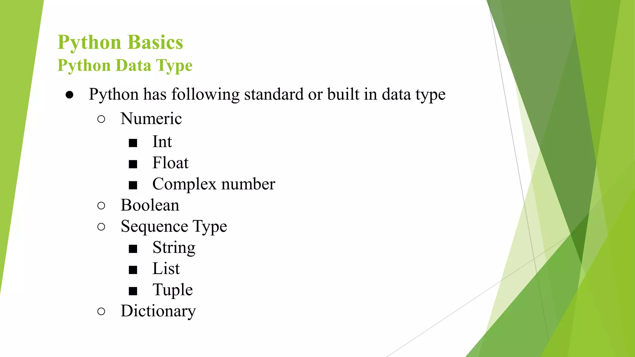 Introduction to Python programming Language | PPTX | Programming ...