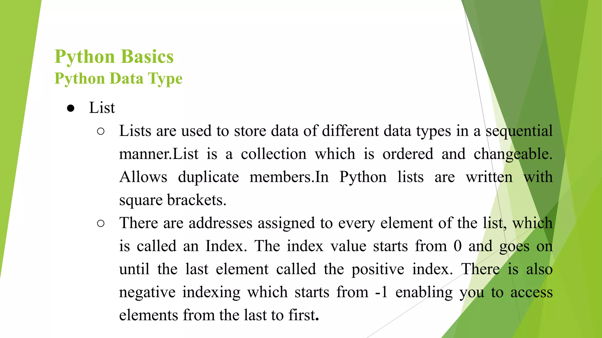 Introduction to Python programming Language | PPTX | Programming ...