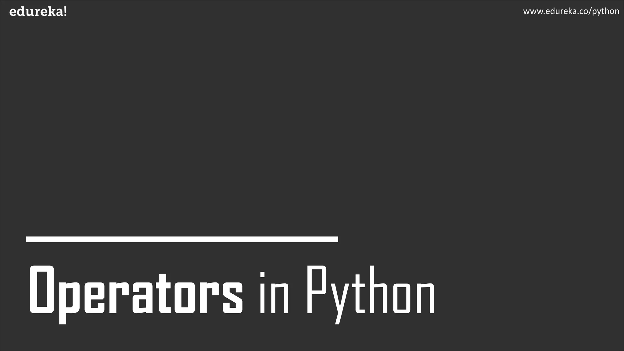 www.edureka.co/python
 
