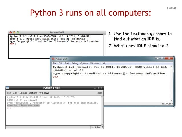Python basics slides ch1 | PPT