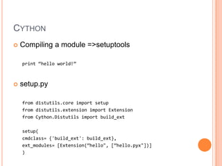 Python Bindings Overview | PPTX