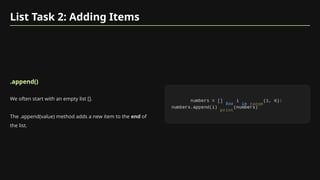 Python Loop, Nested Loop and advanced operations | PPTX