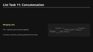 Python Loop, Nested Loop and advanced operations | PPTX
