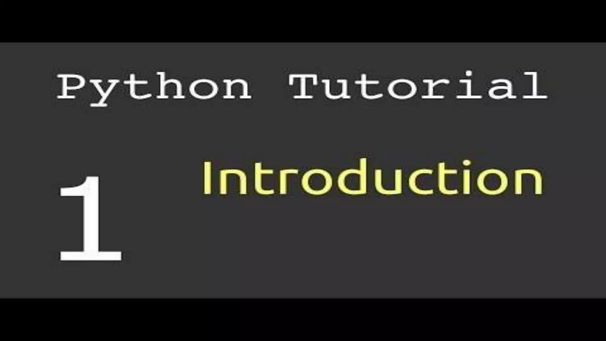 Python - An Introduction | PPTX | Programming Languages | Computing